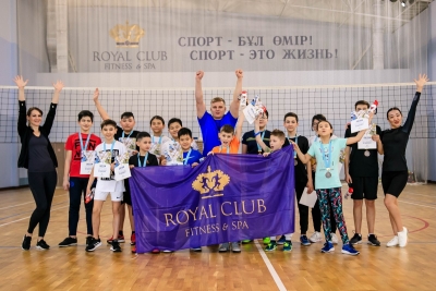 Фотоотчёт с соревнования по пионерболу среди детей-членов клуба “Royal Fitness &amp; Spa”