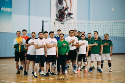 Турнир по волейболу среди членов клуба